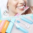 thumbnail image 4 of 4 Pack Portable Folding Travel Toothbrushes, Portable Folding Toothbrushes with Super Soft Colorful Bristles, Compact Storage, Outdoor Travel, Easy To Carry Toothbrushes., 4 of 5