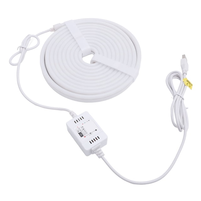 Indoor Neon Rope Light, Music Sync IP65 Water Proof Flexible USB DC5V Powered Safe Neon Rope Light for Gaming