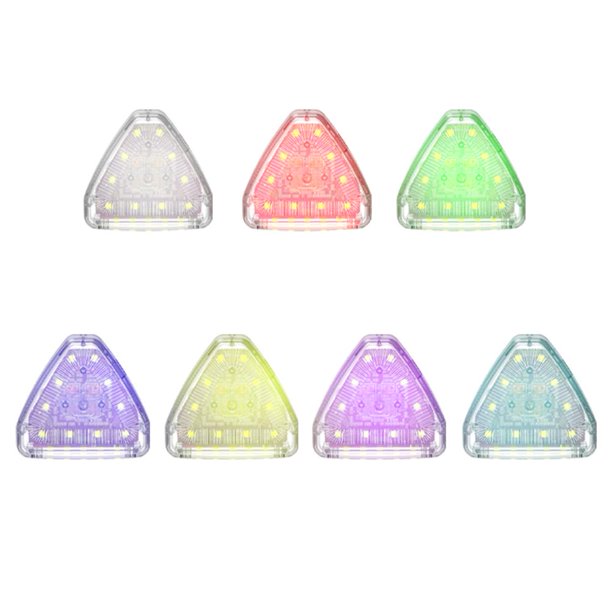 Luz de bengalas Luz de señal nocturna de alto brillo para bicicleta Drone (2 juegos)