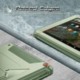thumbnail image 5 of Fintie Case for Amazon Fire HD 10 / Fire HD 10 Plus 11th Generation 2021 Tablet - [Tuatara] Rugged Unibody Hybrid Kickstand Cover Built-in Screen Protector, Sage Green, 5 of 8