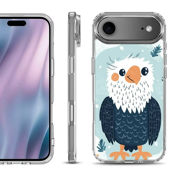 Shockproof Protective Phone Case for iPhone Air, by OneToughShield - Eagle Smile