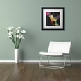 thumbnail image 3 of Trademark Fine Art "Hummingbird Brocade  II" Canvas Art by Color Bakery White Matte, Black Frame, 3 of 4