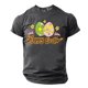 thumbnail image 2 of Camisa Casual de Cuello de la Tripulación de la Impresión de Pascua de Manga Corta de Verano Top Ligero de Poliéster para los Hombres, Camiseta de Manga Corta para el Uso Diario de Primavera Verano, 2 of 9
