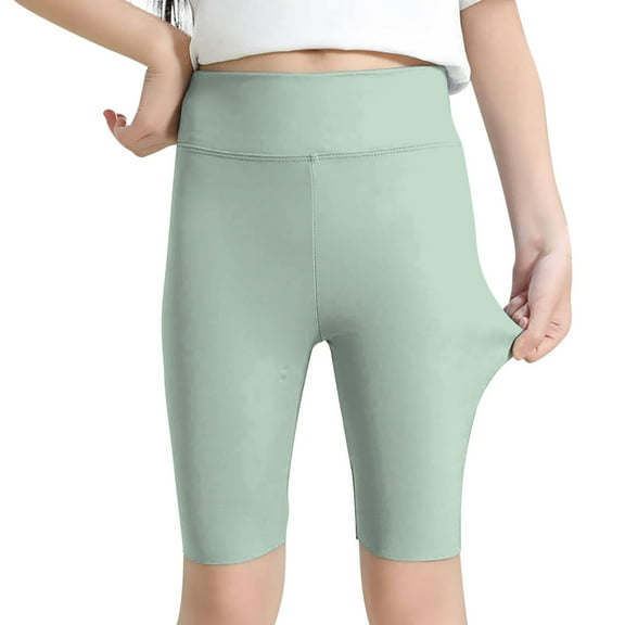 Girls Athletic Leggings for Dance Running Yoga and Kids Workout Activities Girls Sweatpants Straight Leg Pants Kids Open Bottom