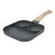 thumbnail image 4 of Sartén para huevos, sartén para hacer hamburguesas con huevos, sartén para parrilla dividida, sartén para tortilla antiadherente, características mejoradas, 4 of 8