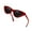 H03 - Red Frame/Black Lens, variant on Polarized Cat Eye Sunglasses for Women, Trendy Retro Narrow Pointy Cateye Womens Sun Glasses with Polarized UV400 Protection Party Black Sunglasses