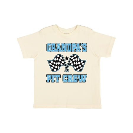 

Inktastic Grandpa Pit Crew Grandson Boys Toddler T-Shirt