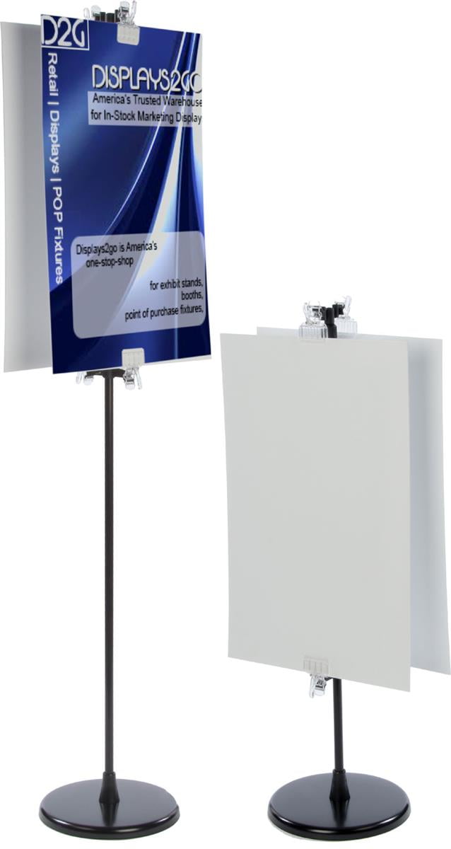 Floor Sign Stand for Posters, 24" x 36", Coroplast Board Included
