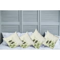 thumbnail image 6 of Ambesonne Green Throw Pillow Cover 4 Pack, Flowers Leaves Dragonfly, 16", Pale Green Dark Green, 6 of 6