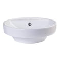 thumbnail image 4 of EAGO BA141 18-Inch Round Ceramic Above Mount Bathroom Basin, 4 of 4