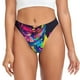 thumbnail image 1 of Fotbe Neon Pop Art Pitbull Tanga Sin Costuras para Mujer con Estampado – Panties Invisibles, Transpirables y Cómodos para Uso Diario-Small, 1 of 6