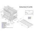 thumbnail image 3 of Richland Bunk Bed Twin over Full in Multiple Colors and Configurations, 3 of 6