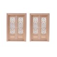 thumbnail image 1 of 2pcs Vintage Hollow Screen Double DoorDolls House Rooms Accesorios de Bricolaje Sunnimix Puerta en miniatura de la casa de muñecas, 1 of 4