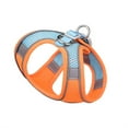thumbnail image 3 of Decodeary Pets Chest Strap Leash Set Reflective Padded Hiking Vest Training Running Safe Control Harness Animal Halter Gifts Orange Blue, 3 of 6