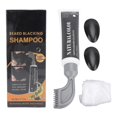 thumbnail image 2 of 80ml Black Beard Dye Shampoo Comb Long Lasting Mustache Color, 2 of 5