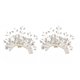 thumbnail image 1 of 2pcs Pearl Shoe Clips Crystal Bridal Shoe Buckles Decorative Shoe Charms, 1 of 6