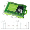 thumbnail image 4 of Double Side Accessory Tackle Tool Case Fishing Hook Storage Trags Organizers Box Clear Terminals Tackle Case, 4 of 9