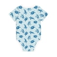 thumbnail image 2 of Daiia Turtle Printed Unisex-Baby Short Sleeve Onesies Bodysuits Baby Climbing Clothes Soft and Comfortable Romper with Expandable Shoulder Design-2 Years, 2 of 8