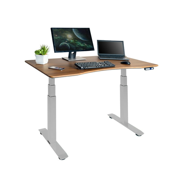 Seville Classics AIRLIFT S3 Electric Standing Desk Frame/w 54" Top and