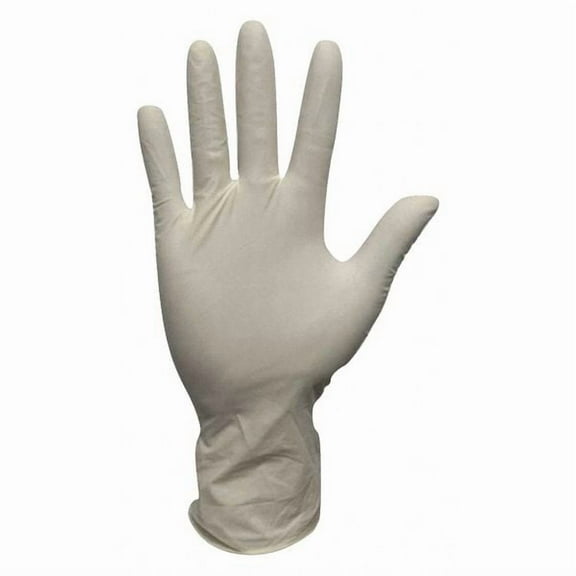 Condor Disposable Gloves,Rubber Latex,XL,PK100 53CV58