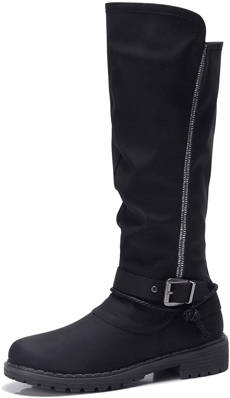 CAMEL - CAMEL WB120 Women's Knee High Mid Calf Boots with ...