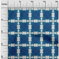 thumbnail image 1 of oneOone Polyester Lycra Royal Blue Fabric Check Shibori Diy Clothing Quilting Fabric Print Fabric By Yard 56 Inch Wide, 1 of 4