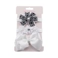 thumbnail image 4 of SPRING PARK Baby Girls Flower Bowknot Elastic Soft Headbands Hair Band Headwear Newborn Infant, 4 of 7