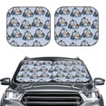 thumbnail image 2 of Disketp 2 Piece Police Car Pattern Windshield Sunshades,Folding Windshield Sun Shade For Car Suv Trucks Sedan,Blocks Uv Rays Sun Visor Protector-Small, 2 of 7