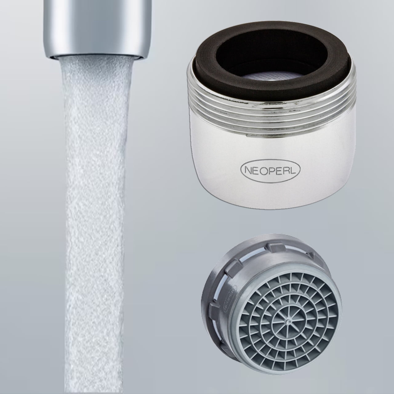 Pro-Pack 10 Neoperl Faucet Aerators 1.0 gpm Lime Care Rubber Tip