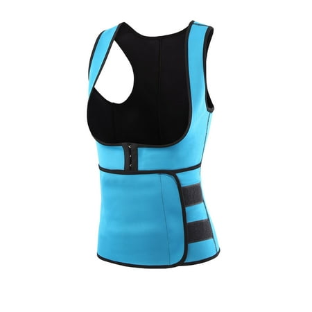 

Yuelianxi Women Breasted Shapewear Fast Setting Abdomen Tie Perspiration Vest
