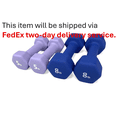 thumbnail image 2 of Rainforest Basics Neoprene Hex Dumbbell Hand Weights, 5 lbs + 8 lbs, 2 Pairs, for Strength Training, 2 of 6