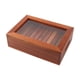 thumbnail image 1 of Plato de sushi de madera, decoración de mesa, plato de hielo de salmón para el hogar, restaurante, escuela 35x28x9.5cm, 1 of 9