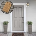 thumbnail image 2 of Casafield (Set of 2) All-Weather Outdoor Planters with Liners - Gray, Tall Tapered Plant Boxes with Flower Pots for Front Porch, Patio, Garden, 2 of 7