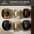thumbnail image 2 of Clear Adhesive Hat Hooks, 6-Pack - Effortless Organizer, 2 of 8
