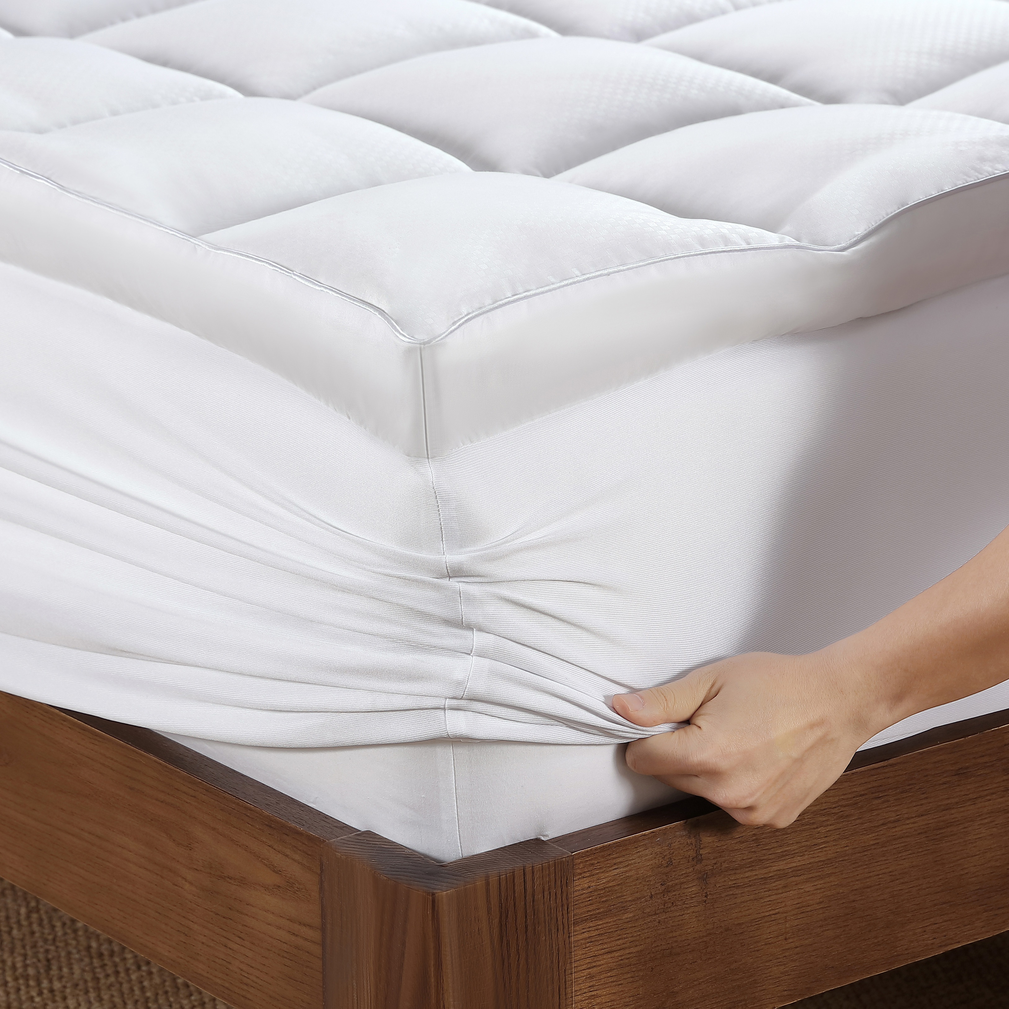 Allswell Ultra Plush Pillow Top Mattress Topper, California King photo 3