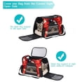 thumbnail image 5 of Ladybugs 17x10x11.8 in Pet Carrier Bag - Fabric 900D Oxford Cloth - Sherpa Base - Nylon Webbing - Comfy & Durable Pet Travel Bag for Small Dogs - 200 Characters., 5 of 7