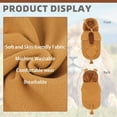 thumbnail image 3 of Monebena Dog Lion Costume, Dog Halloween Costume, Lion Mane Dog Outfits Fleece Sweater Hoodie Clothes,Pet Funny Cosplay Dress up Cold Weather Coats with Leash Hole for Small Medium Large Dogs S, 3 of 8
