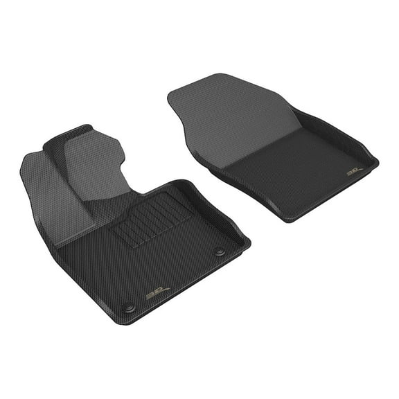 3D MAXpider Custom Fit Kagu Floor Mat (Black) Compatible with Toyota Prius 2023 - Front Row
