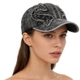 thumbnail image 4 of MEICHEN Distressed Baseball Cap for Men Trendy Solid Comfortable Dad Hat Men's Trucker Hat, 4 of 6