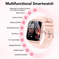 thumbnail image 2 of Refurbished IKT Smart Watch, 1.85-Inch HD Touch Screen, Bluetooth Calling, 112+ Sports Modes, IP68 Waterproof, Pink, P125, 2 of 4