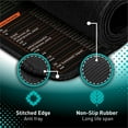 thumbnail image 2 of Excel Shortcut Keys Mouse Pad - Extended Large XL Cheat Sheet Gaming Mousepad | PC Office Spreadsheet Keyboard Mat |  Stitched Edge, 2 of 6