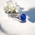 thumbnail image 2 of JEWELRYTREASURE 8x6 mm / 1 Ct Vintage Blue Lindy Star Engagement Ring 925 Sterling Silver Ring CZ Diamond Statement Jewelry Valentine's Day Gift for Girlfriend, 2 of 4