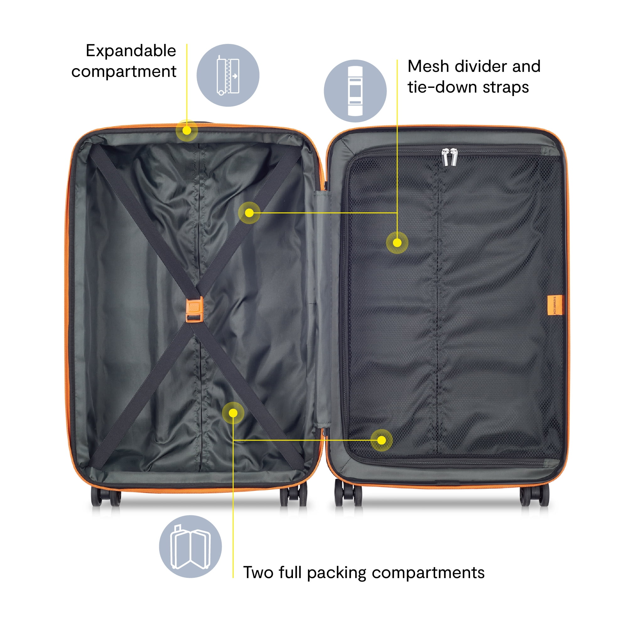 Securitech by Delsey, Citadel 27" Medium Checked Hardside Spinner Luggage Green