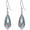 Moonstone, variant on Moonstone Turquoise Malachite Dangle Hoop Earrings 925 Sterling Silver Infinity Wave Celtic Knot Clover Filigree Teardrop Earrings Jewelry Presents for Women