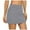 Grey, variant on Fgnfyis Women's Casual Solid Tennis Skirt Yoga Sport Skirt with Built In Shorts for Comfortable Wear Black XXXXXL
