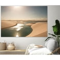 thumbnail image 2 of Giant Art 72x48 Soft Sunset Fine Art Giant Canvas Print in Green, 2 of 3