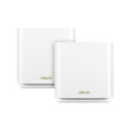 thumbnail image 3 of ASUS ZenWiFi AX Whole-Home Tri-band Mesh WiFi 6 System (XT8-WHITE)-2 pack, Coverage up to 5,500 sq.ft/6+rooms, 6.6Gbps, 3 SSIDs, life-time free network security and parental controls, 2.5G port, 3 of 5