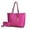 Fuschia, variant on MKF Collection Sadie Oversize Tote Bag & Wallet Set, Crocodile Vegan Leather Shoulder bag Handbag by Mia K