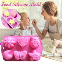 COFEST Silicone Soap Molds, Different Cavities Soap Mold with Different Shapes, Perfect for Soap Making, Handmade Cake Chocolate Desserts Biscuit Pudding Teacake Jelly (Animals) A