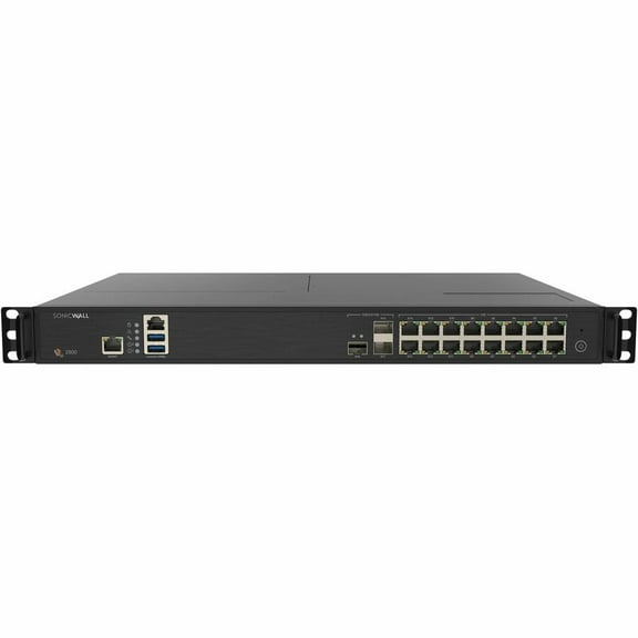 SonicWall NSa 2800 Network Security/Firewall Appliance - Centralized Management - 16 Port - 10 Gigabit Ethernet, 5 Gigabit Ethernet, 2.5 Gigabit Ethernet, Gigabit Ethernet - 8 Gbit/s Firewall Throu...